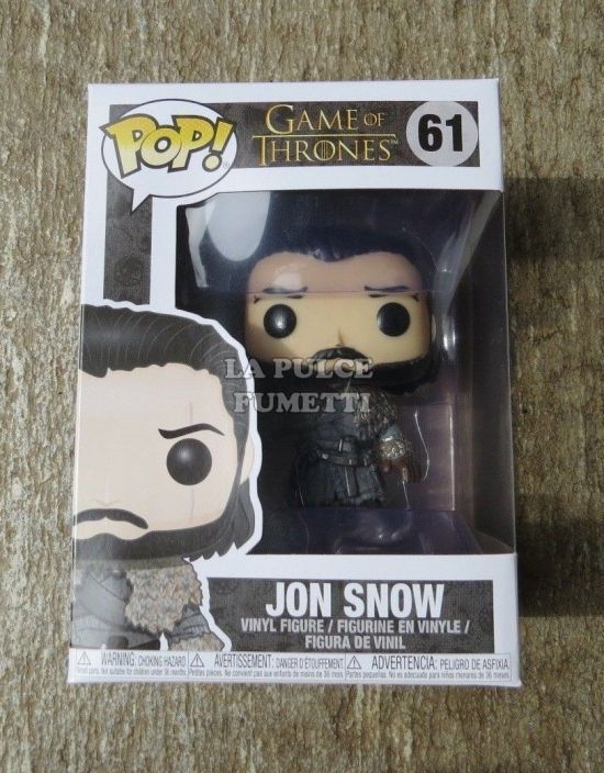 GAME OF THRONES: JON SNOW CON SPADA - VINYL FIGURE #   61 - POP FUNKO 
